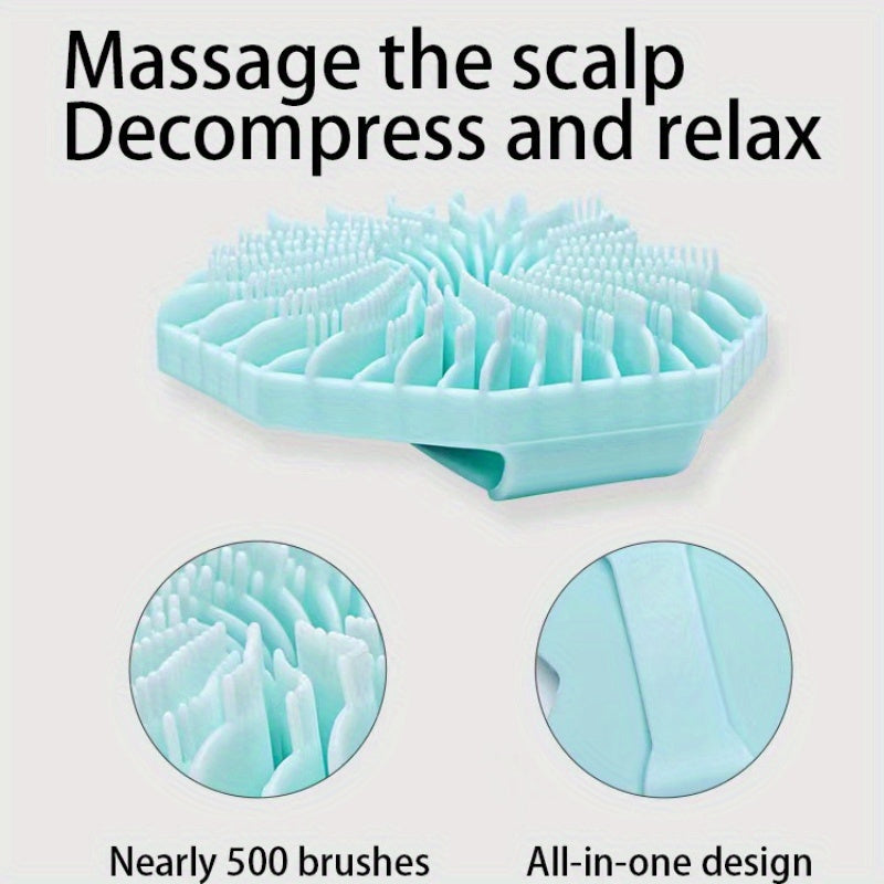 4pcs Silicone Shower Brush Set