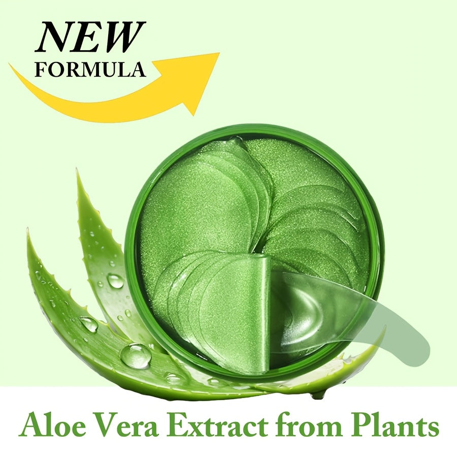60pcs Aloe Vera And Collagen Eye Mask