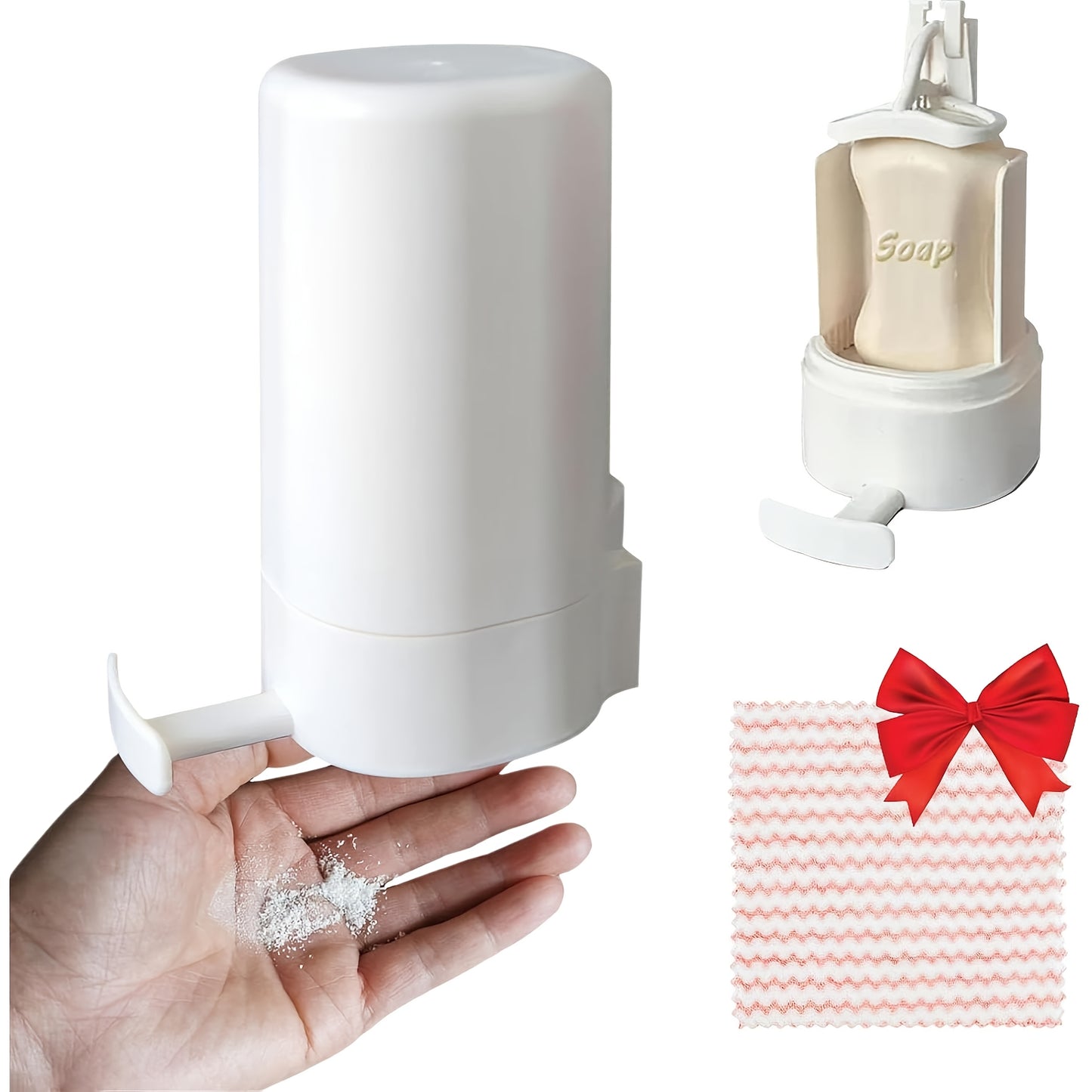 1/2/3pcs Cylindrical Plastic Soap Flaker
