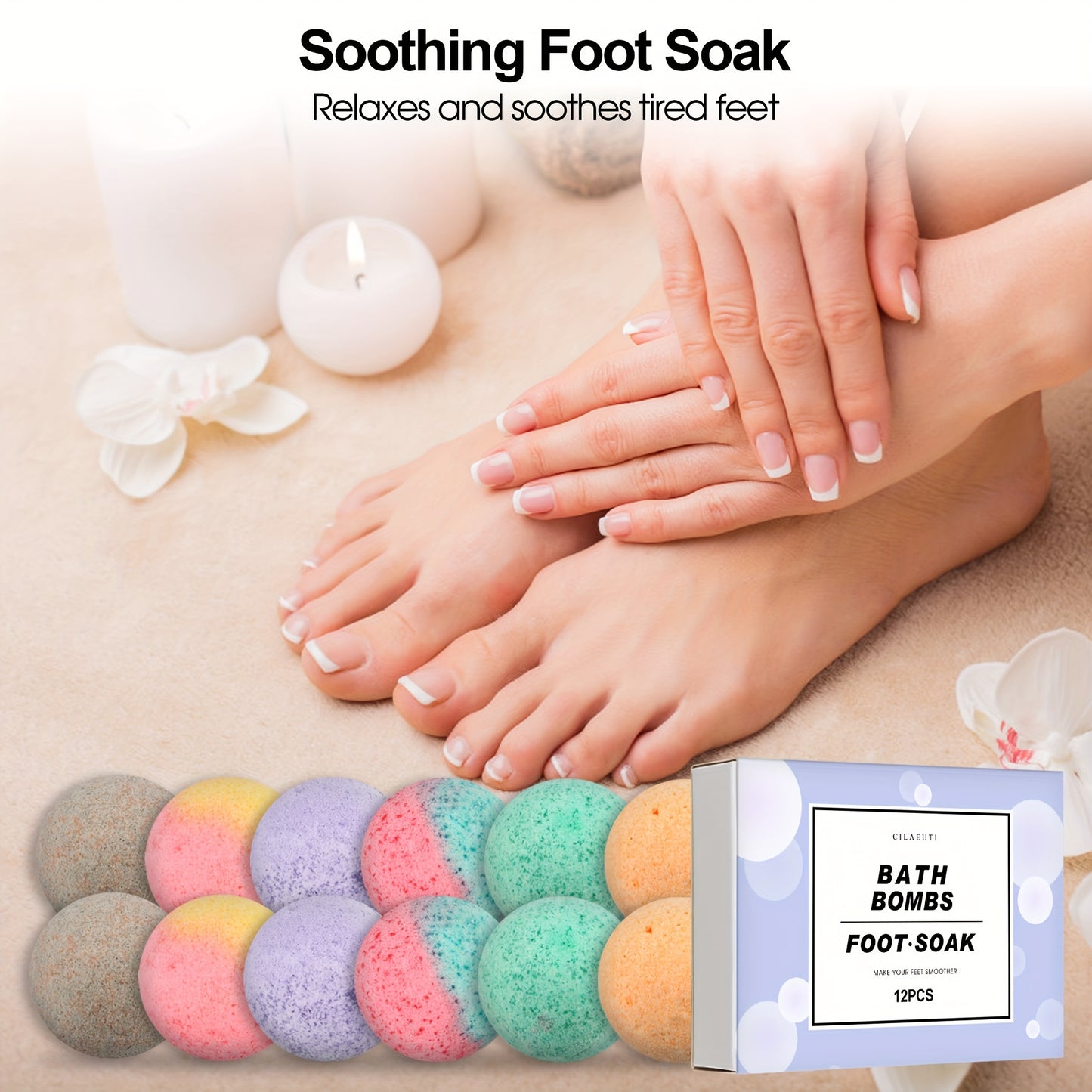 12-Piece Bath Bomb Gift set