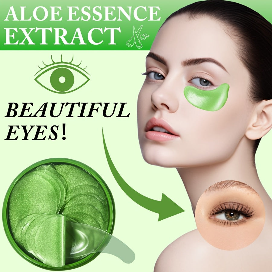 60pcs Aloe Vera And Collagen Eye Mask