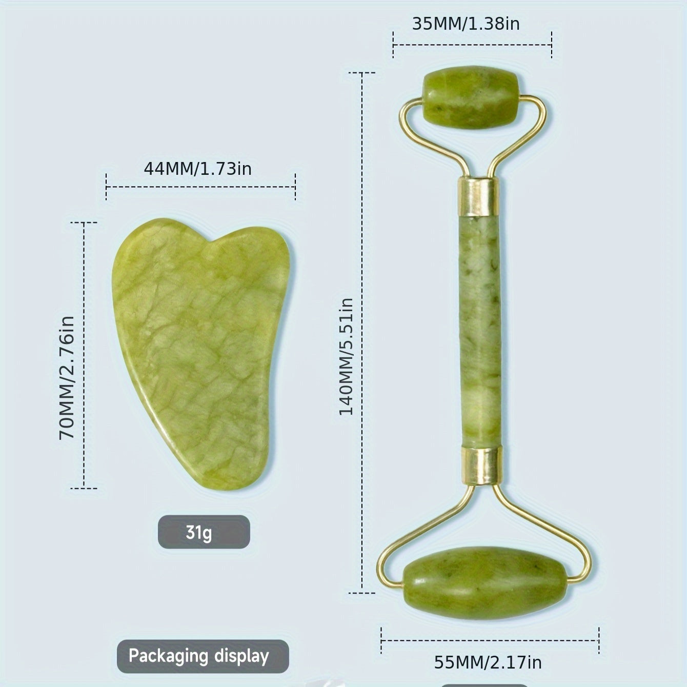 1/2Natural Jade Gua Sha
