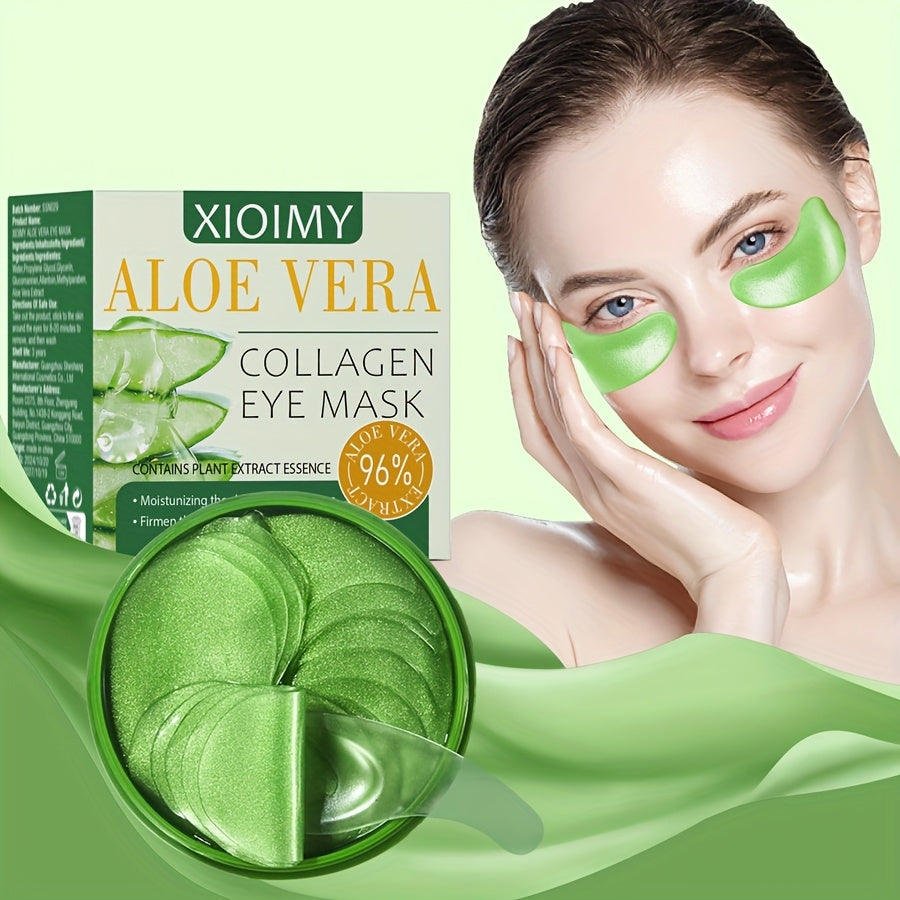 60pcs Aloe Vera And Collagen Eye Mask