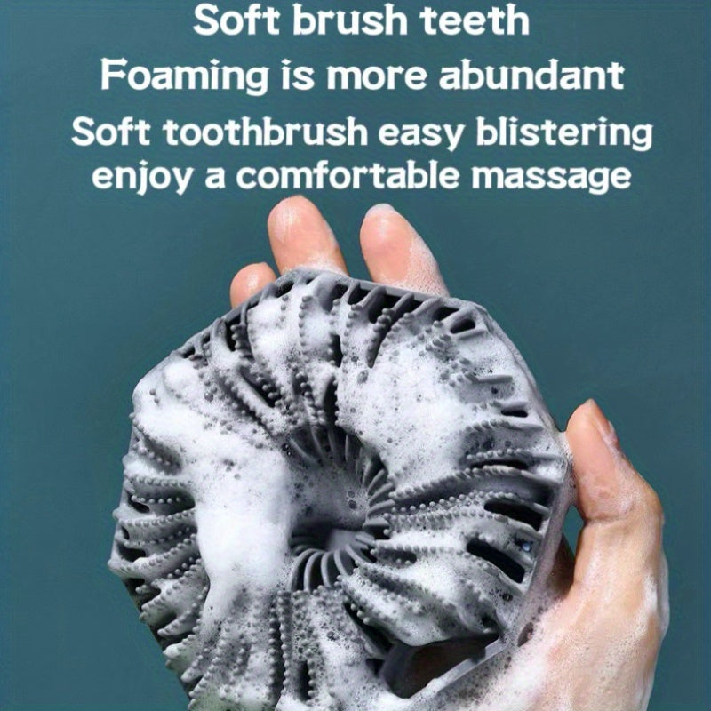 4pcs Silicone Shower Brush Set