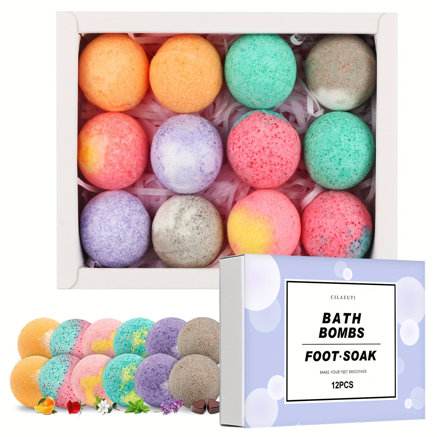 12-Piece Bath Bomb Gift set