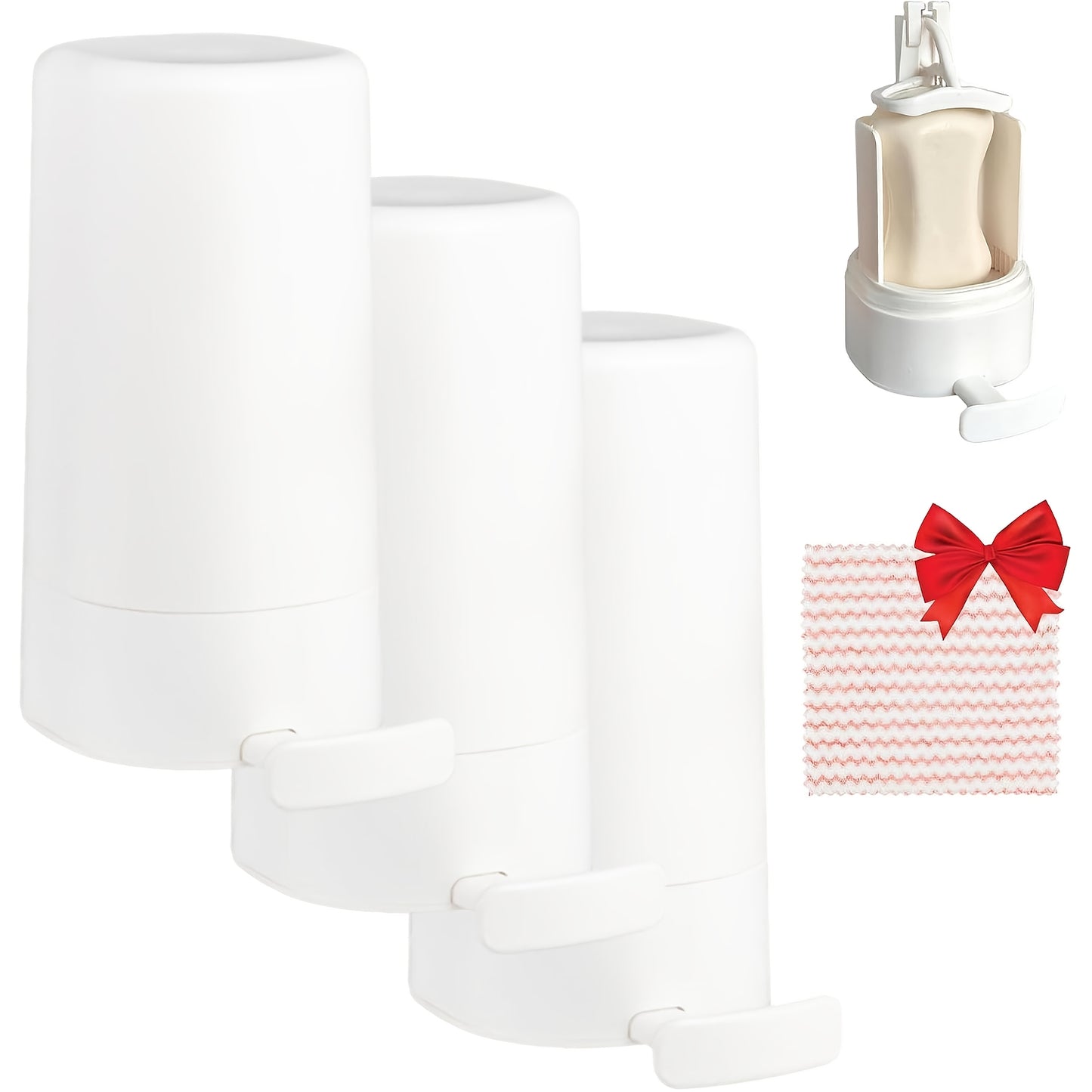 1/2/3pcs Cylindrical Plastic Soap Flaker