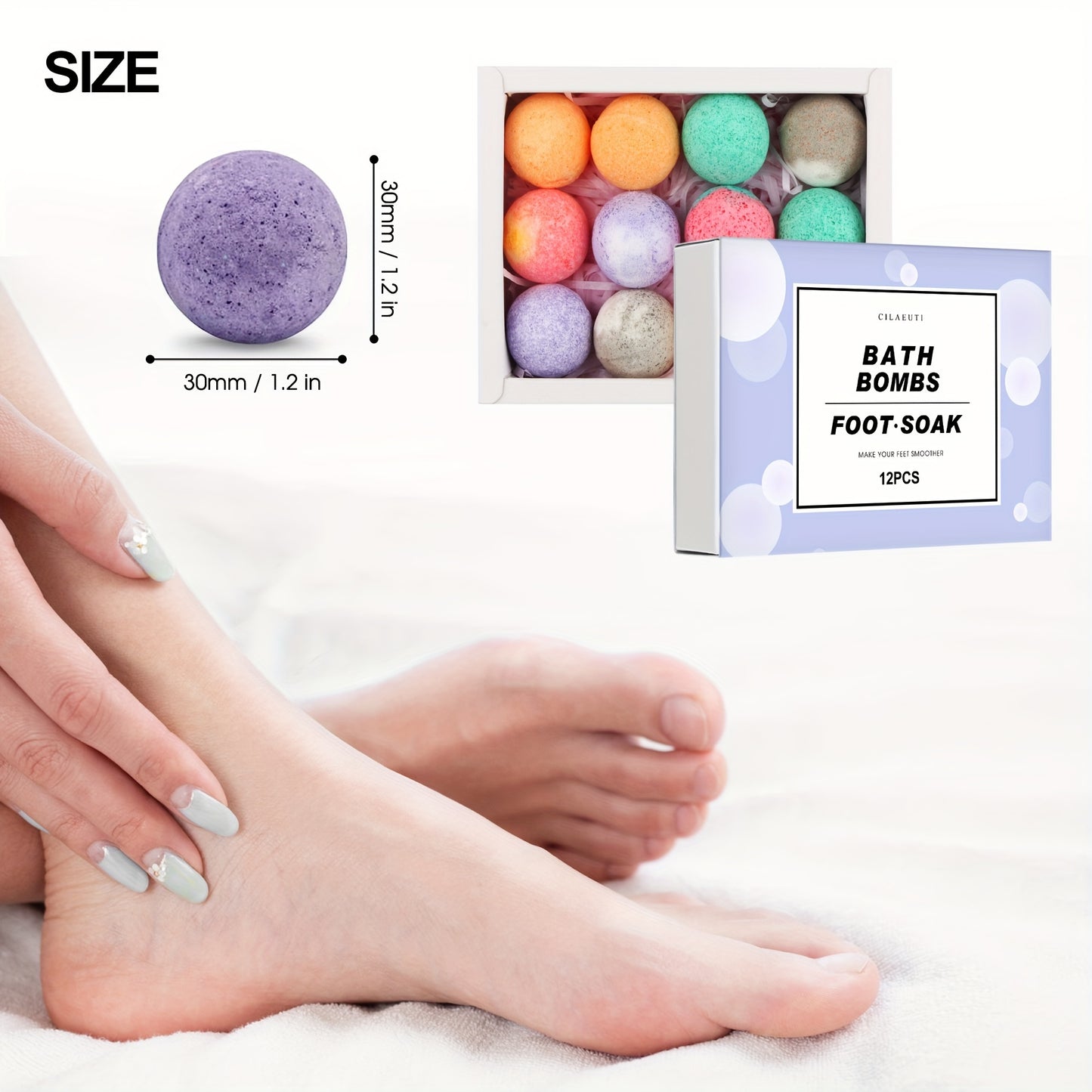 12-Piece Bath Bomb Gift set