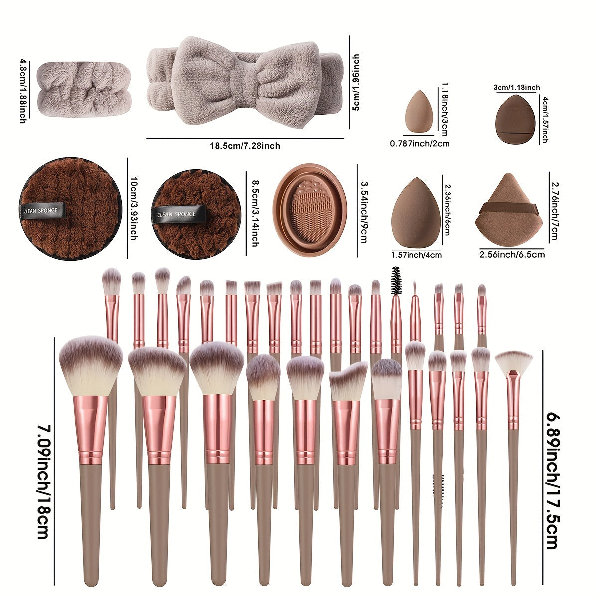 48pcs Makeup Tool Set