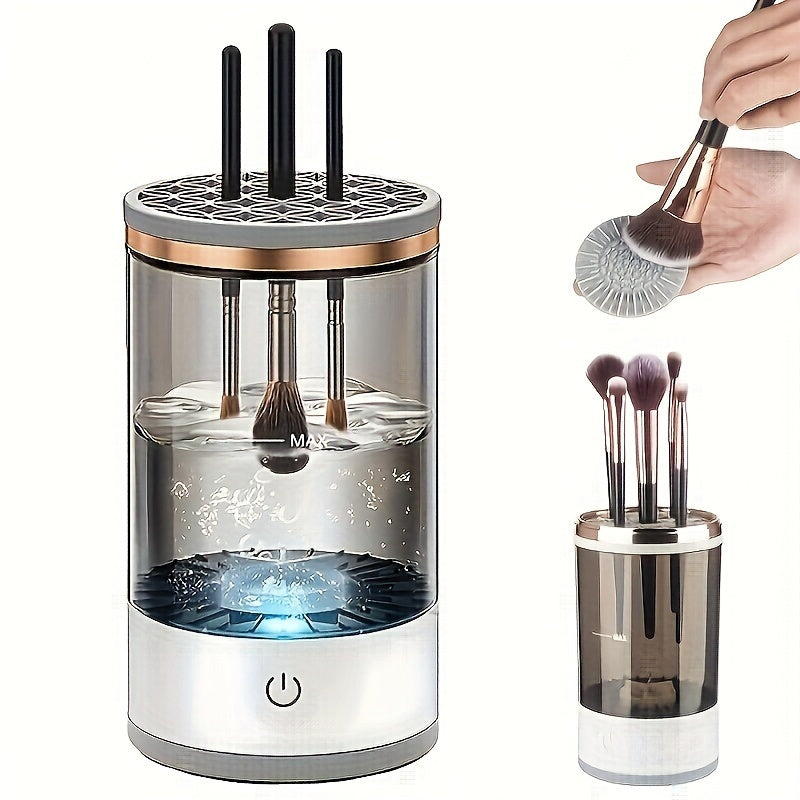 Deep-Clean, USB-Powered Makeup Brush Cleaner